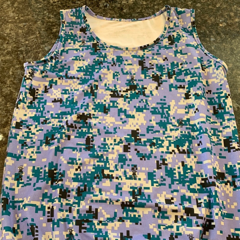 Running Skirts Brand Pixelated Tank